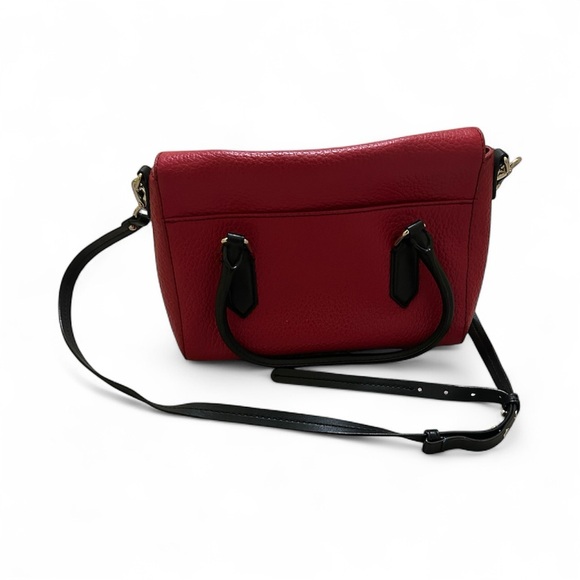 Kate Spade Cherry Red Pebbled Leather Satchel - Picture 3 of 5